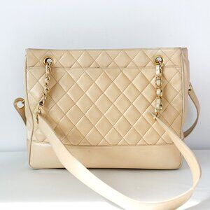 Chanel Quilted Lambskin Chain Bag